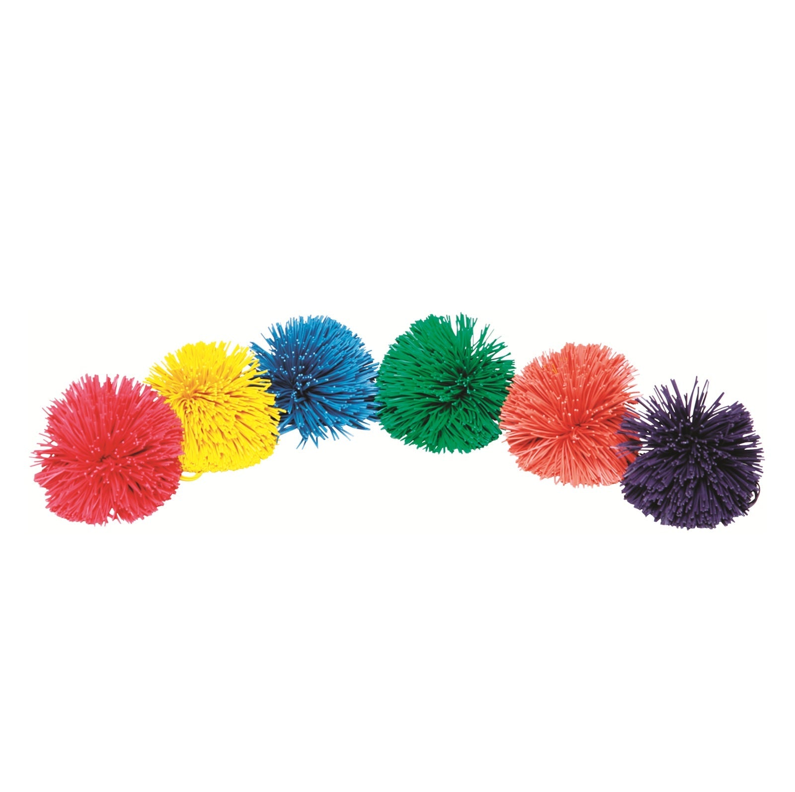 Pom Pom Balls 10 cm – Zachte, stimulerende ballen voor sensorische activiteit en ontspanning bij senioren.