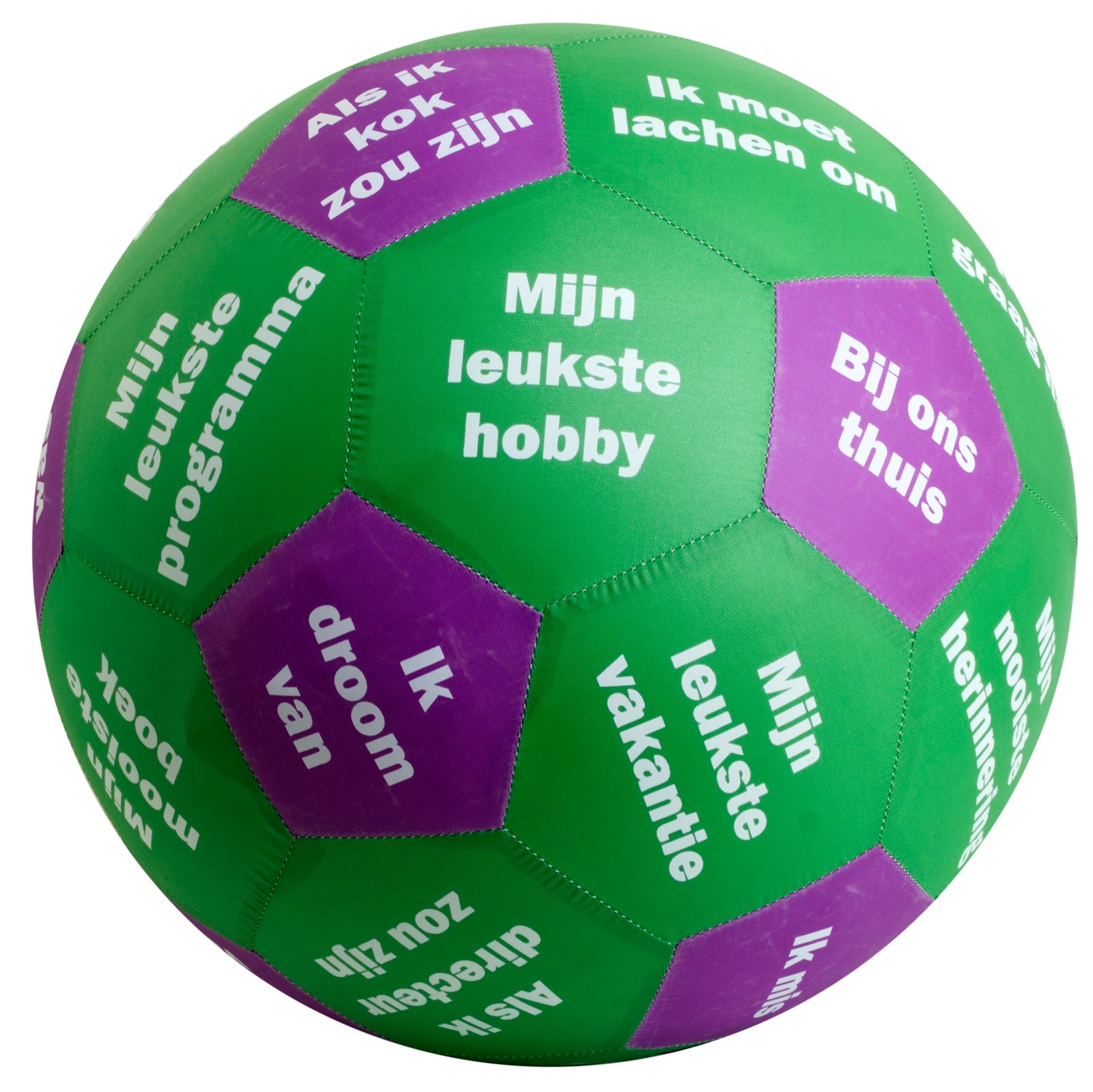 Afbeeelding van het spel Gespreksbal SpelPlus II - groen, speciaal geselecteerd  voor ouderen met dementie.
