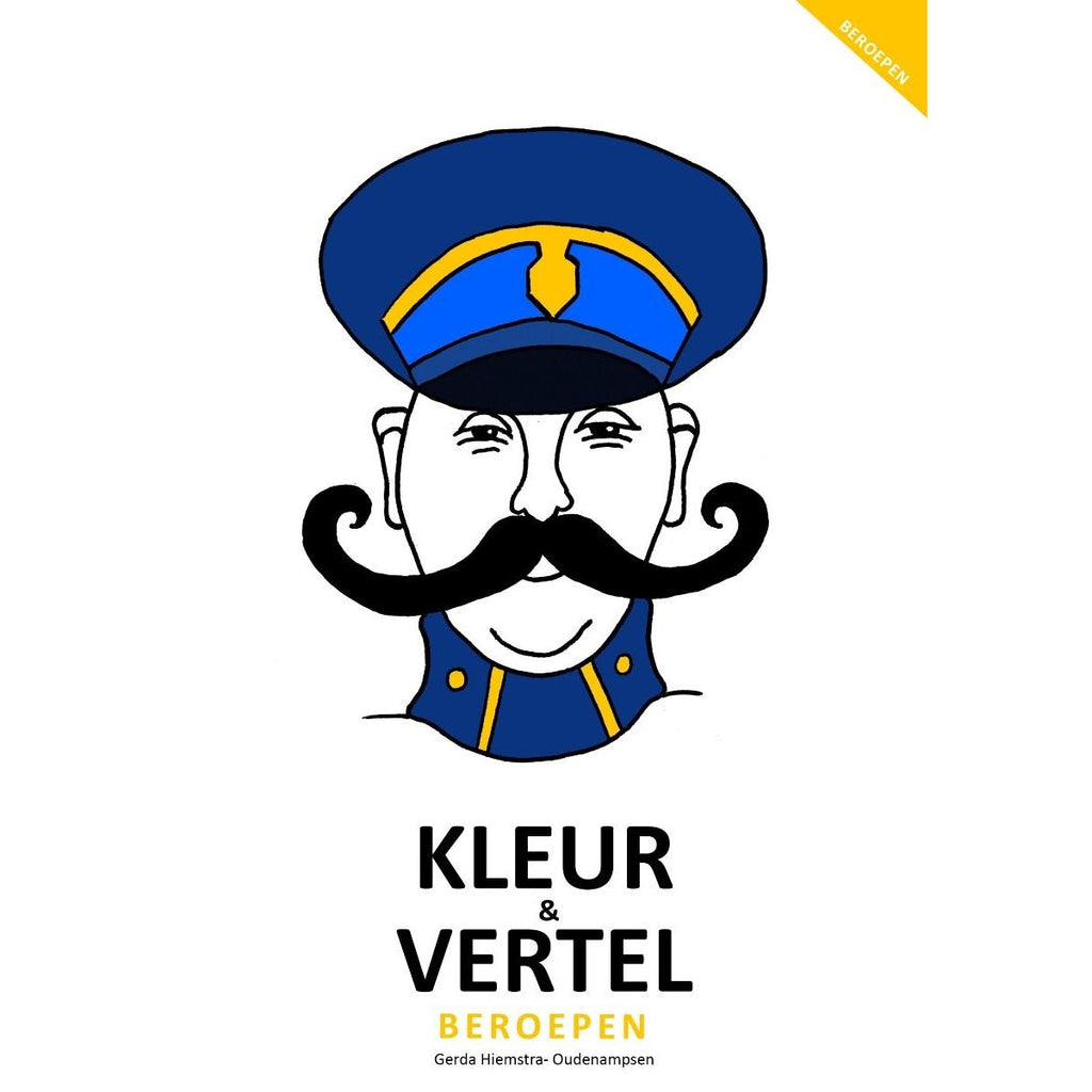 Kleur- en Vertelboek Beroepen – Nostalgisch kleurboek dat herinneringen en verhalen ophaalt voor senioren.