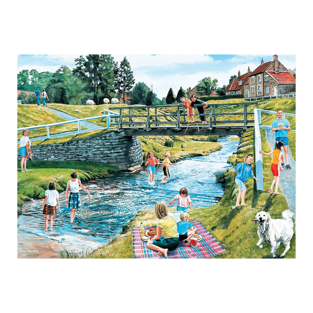 Puzzel - Lente Picnic - 35 stukjes