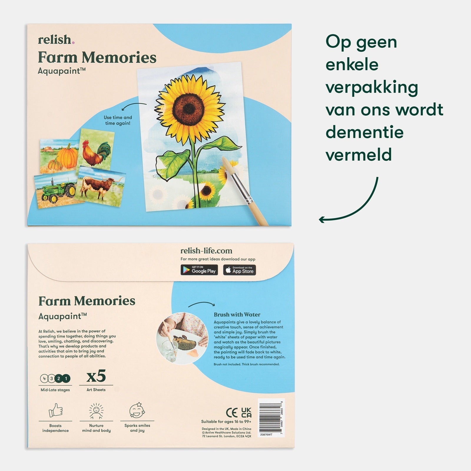 Malen mit Wasser - Landleben