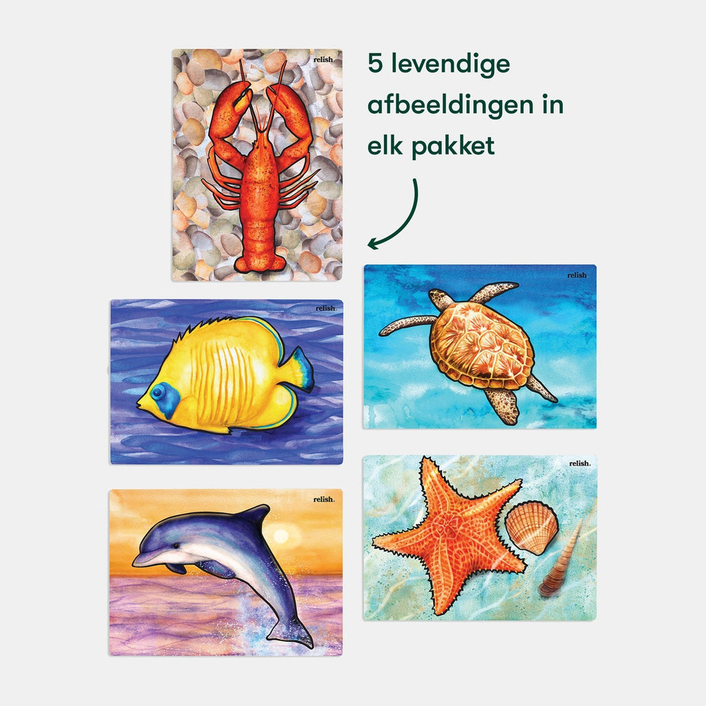 Schilderen met water - Ocean Life