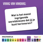 Openhartig Memories – Gesprekskaartspel dat het delen van herinneringen en interactie bevordert voor senioren.