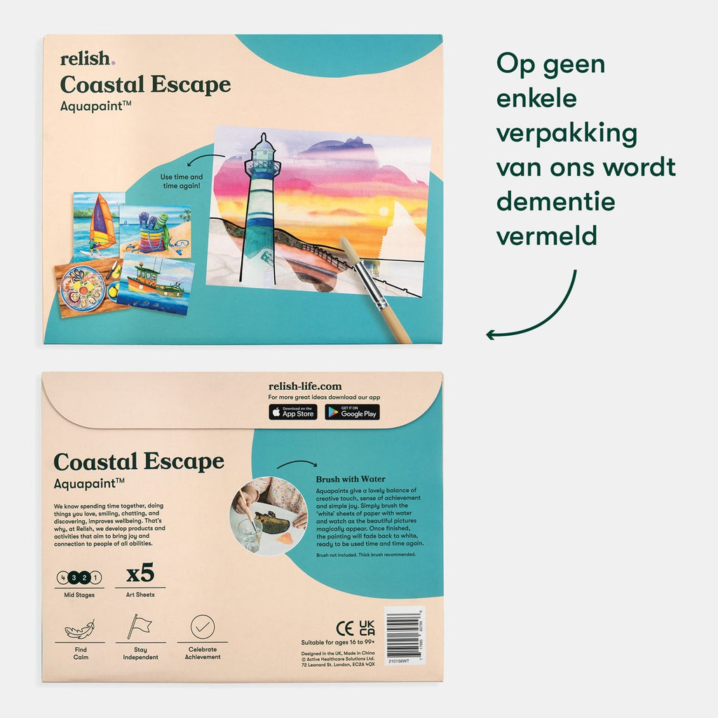 Schilderen met water - Het leven aan de Kust