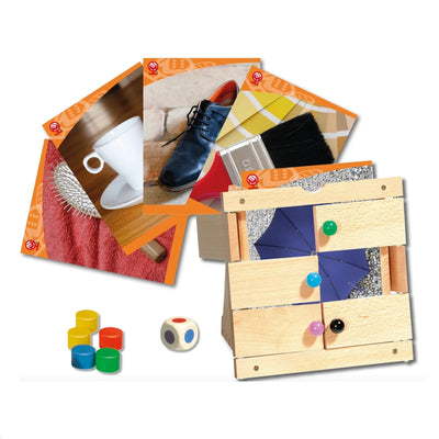 Wat zit er achter het luikje? – Raadspel met alledaagse voorwerpen, stimuleert geheugen en activering voor senioren.