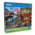 Afbeeelding van het spel Puzzel - Sunset aan de Seine (500 XL), speciaal geselecteerd  voor ouderen met dementie.