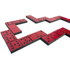 Domino PLUS Blackedition – Groot formaat dominostenen, ideaal voor activering en leesbaarheid bij ouderen.