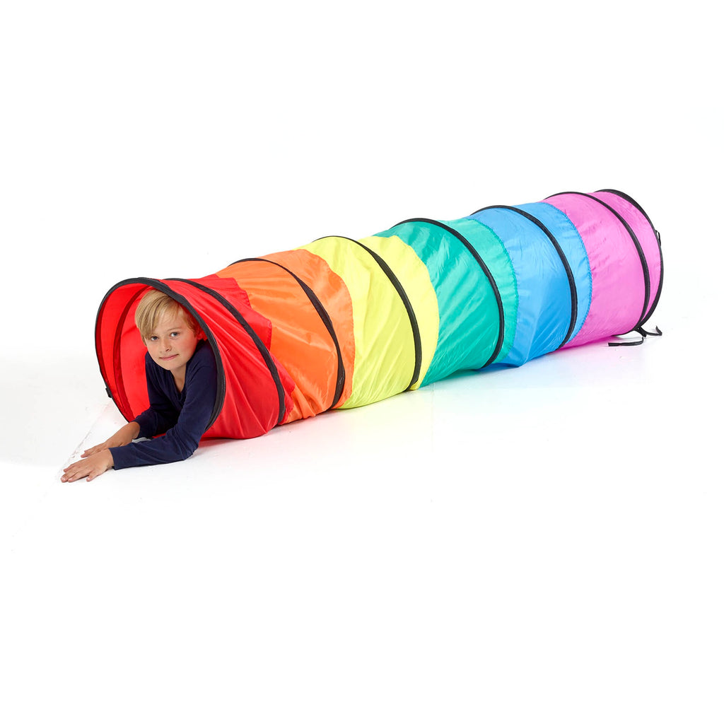 Afbeeelding van het spel Kruiptunnel - Regenboog, speciaal geselecteerd  voor ouderen met dementie.