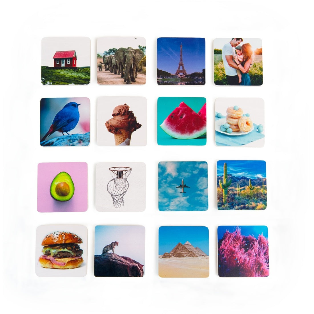 Foto Geheugenspel – Groot memoryspel met afbeeldingen, stimuleert geheugen en herkenning voor ouderen met dementie.