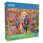 Dementie-puzzel 'Santa's Sweetshop' – 250 XL stukjes, feestelijke puzzel die activering en herinneringen stimuleert voor ouderen.