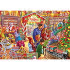 Dementie-puzzel 'Santa's Sweetshop' – 250 XL stukjes, feestelijke puzzel die activering en herinneringen stimuleert voor ouderen.