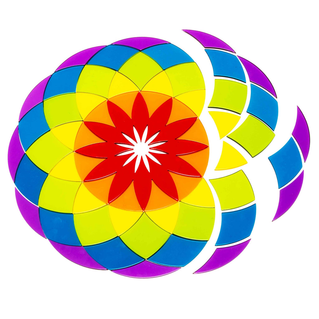 Afbeeelding van het spel Acryl Vorm Grote Mandala, speciaal geselecteerd  voor ouderen met dementie.