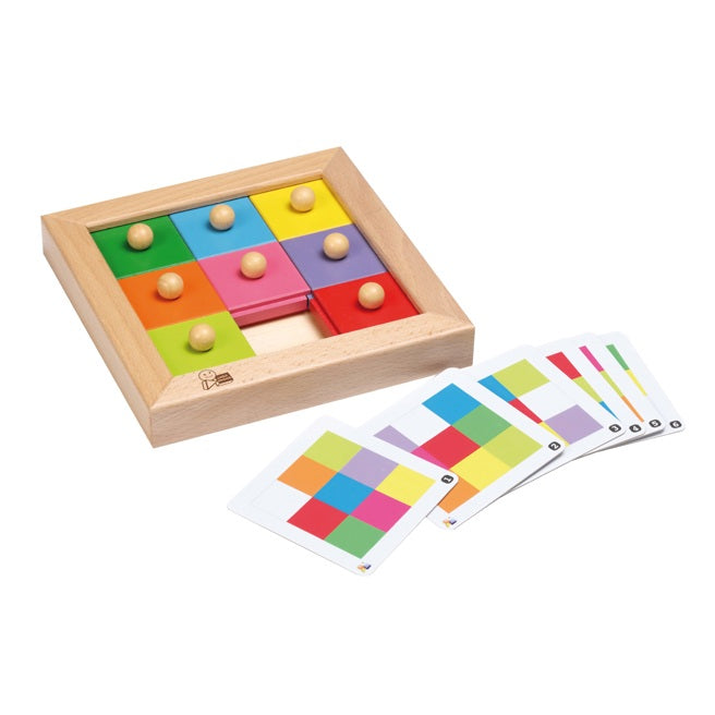 Afbeeelding van het spel Houten schuifspel – denkspel voor ouderen met uitdaging, speciaal geselecteerd  voor ouderen met dementie.