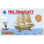 Afbeeelding van het spel Houten Bouwset Zeilschip - Gereedschap niet benodigd, speciaal geselecteerd  voor ouderen met dementie.