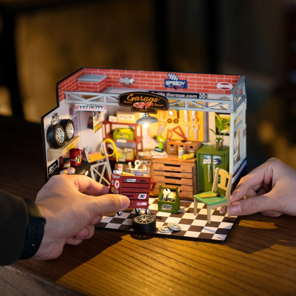 Bouwpakket voor Senioren - 3D Puzzel - Werkplaats Garage