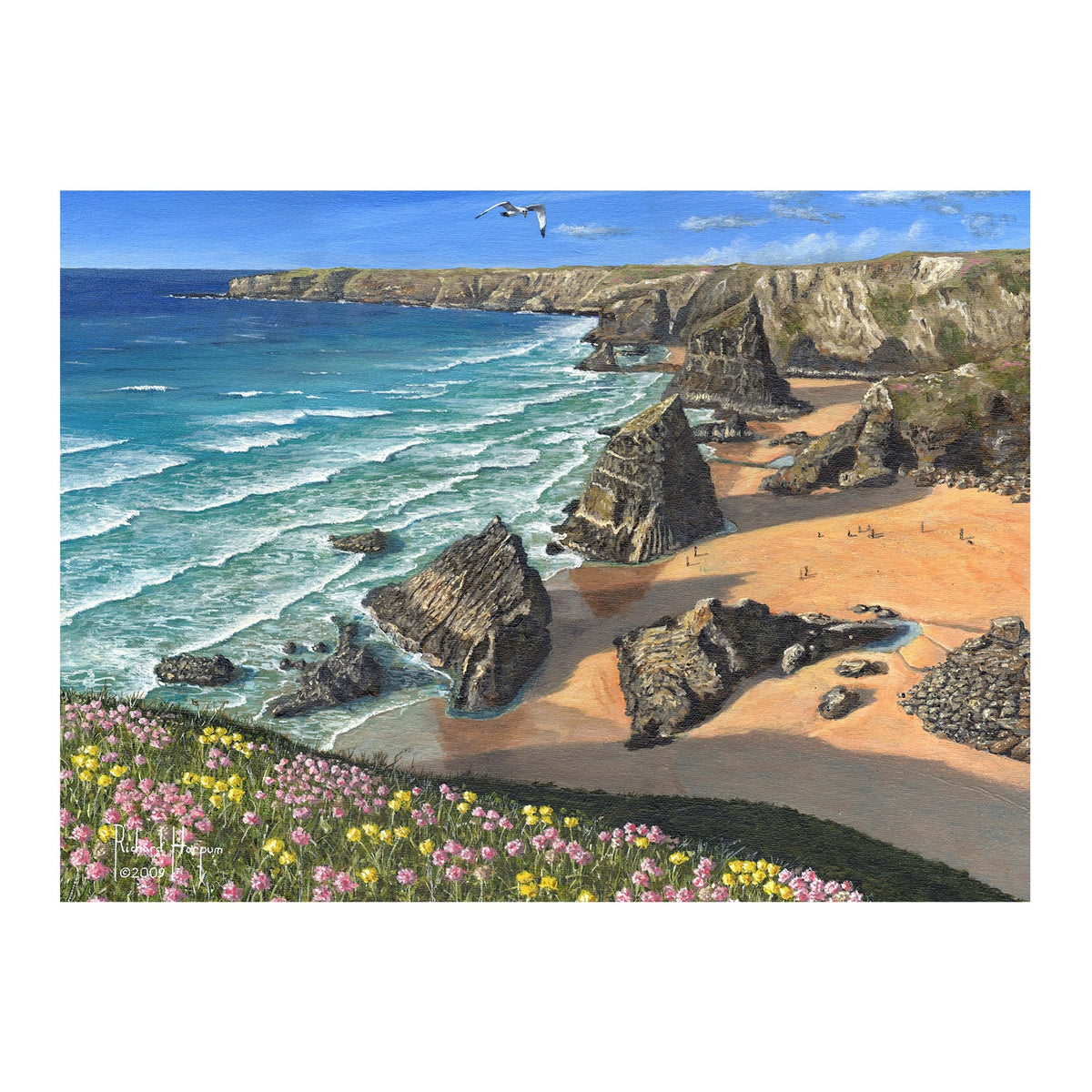 Afbeeelding van het spel Puzzel - De wilde Kust - 63 stukjes, speciaal geselecteerd  voor ouderen met dementie.