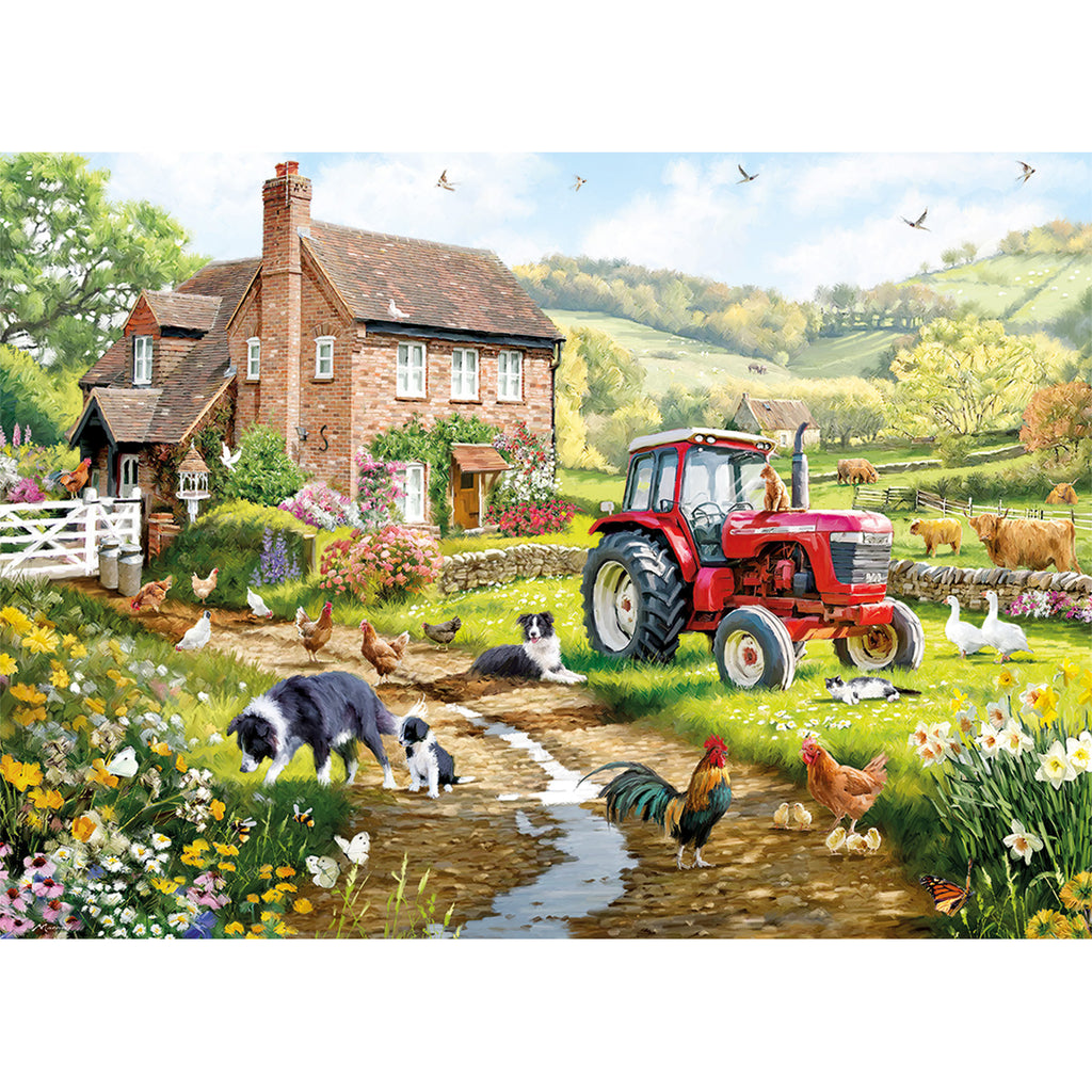 Afbeeelding van het spel Puzzel - Macneil Farm (500XL), speciaal geselecteerd  voor ouderen met dementie.