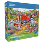 Puzzel - Canal Boat Blooms (500 XL)