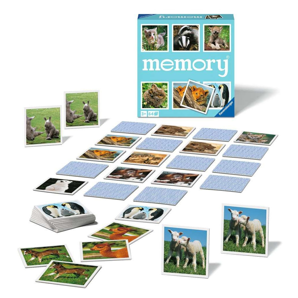 Memory® Dieren, geheugenspel voor ouderen met duidelijke spelonderdelen