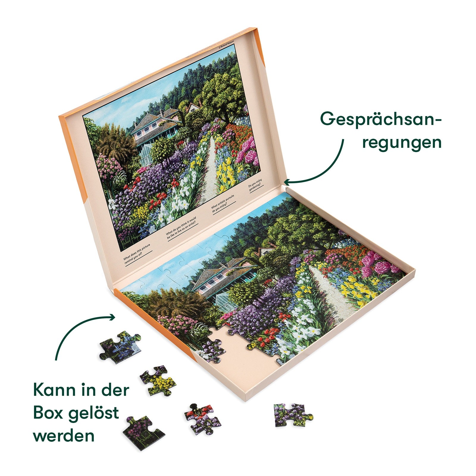 Puzzel - Monet's Garden - 63 stukjes