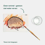 Schilderen met water 'In de tuin'