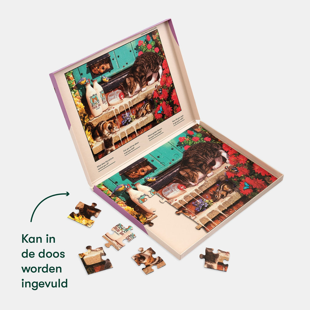 Afbeeelding van het spel Puzzel - In de Tuin - 24 stukjes, speciaal geselecteerd  voor ouderen met dementie