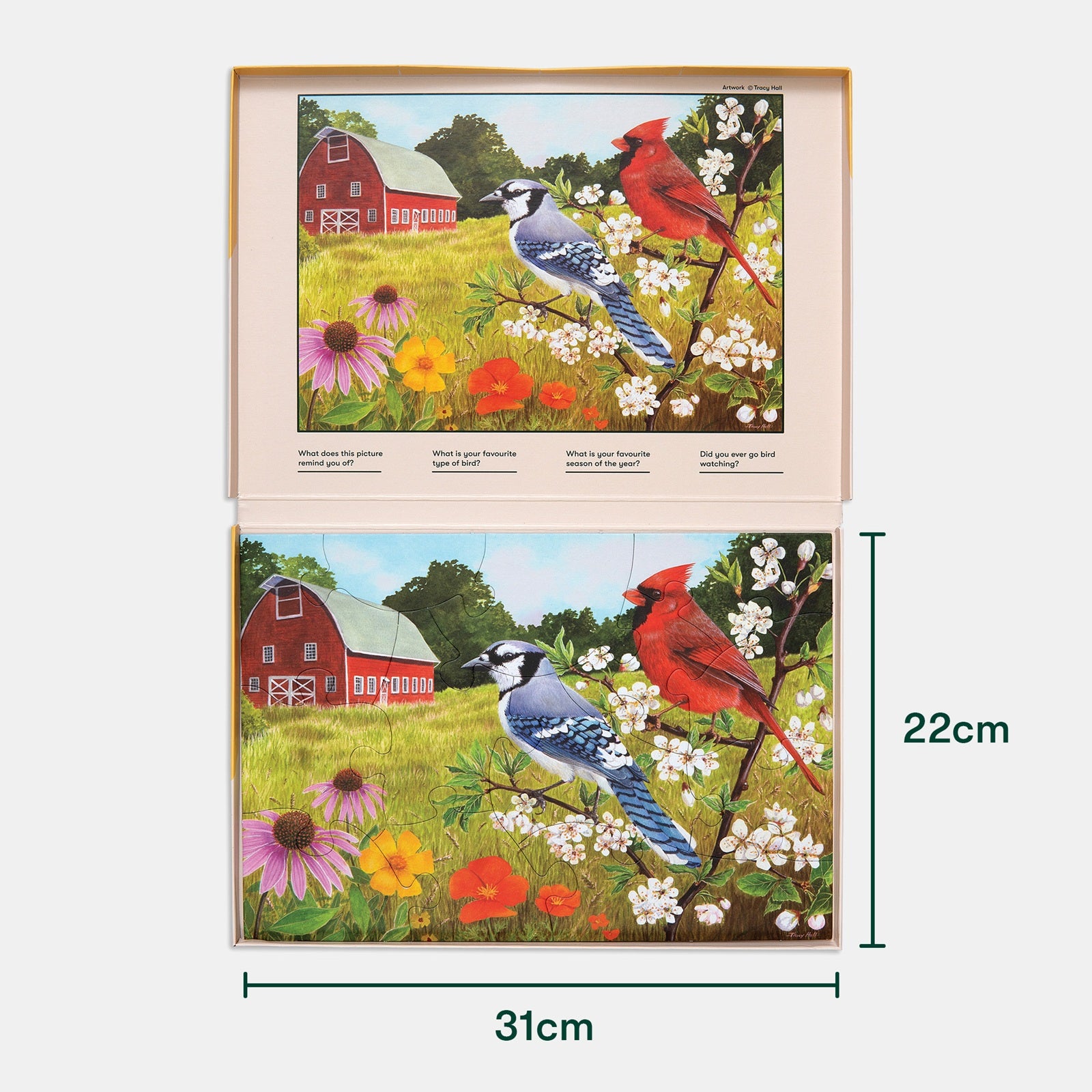 Puzzel - Vogeltjes in de zomer - 13 stukjes