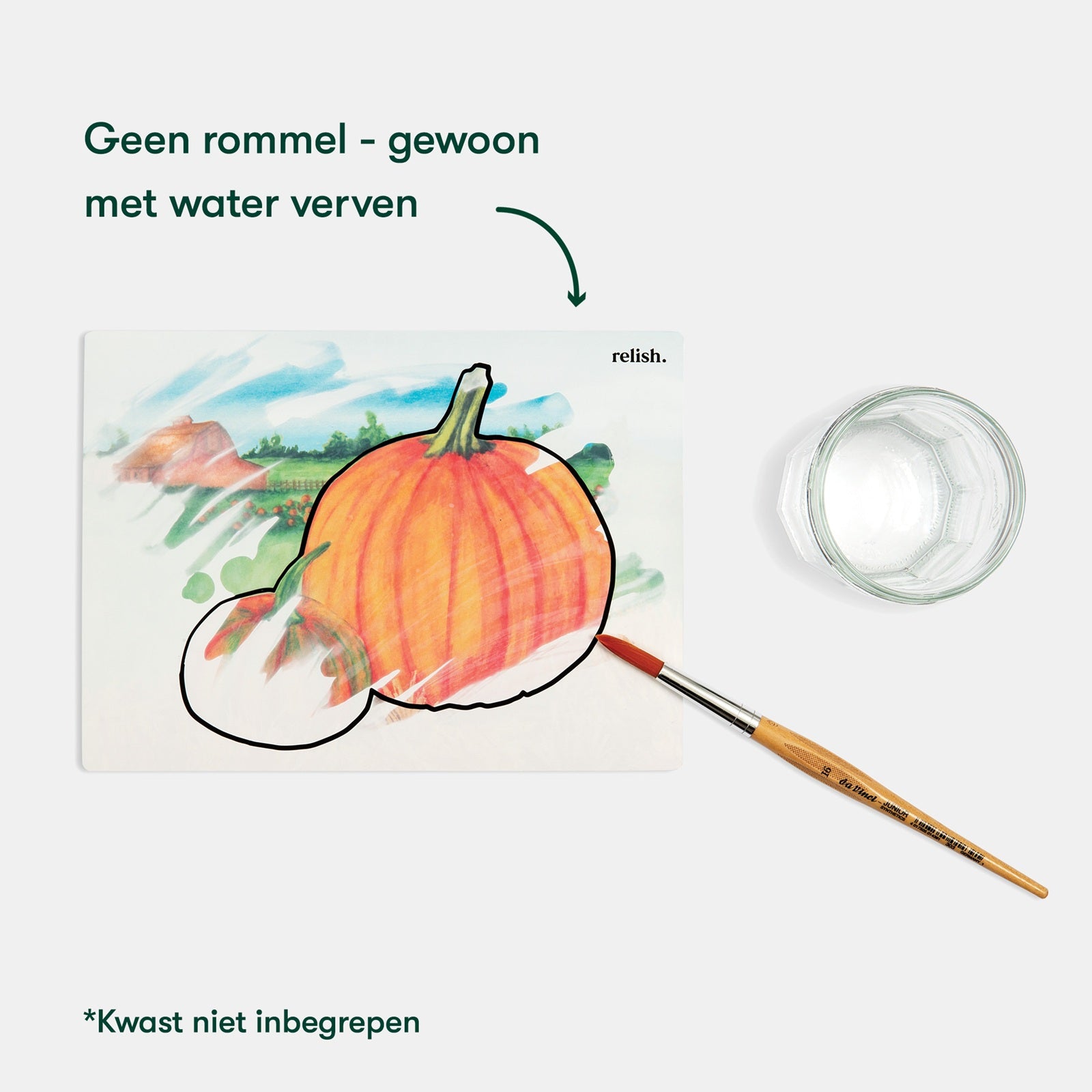 Schilderen met water - Boerderij Herinneringen