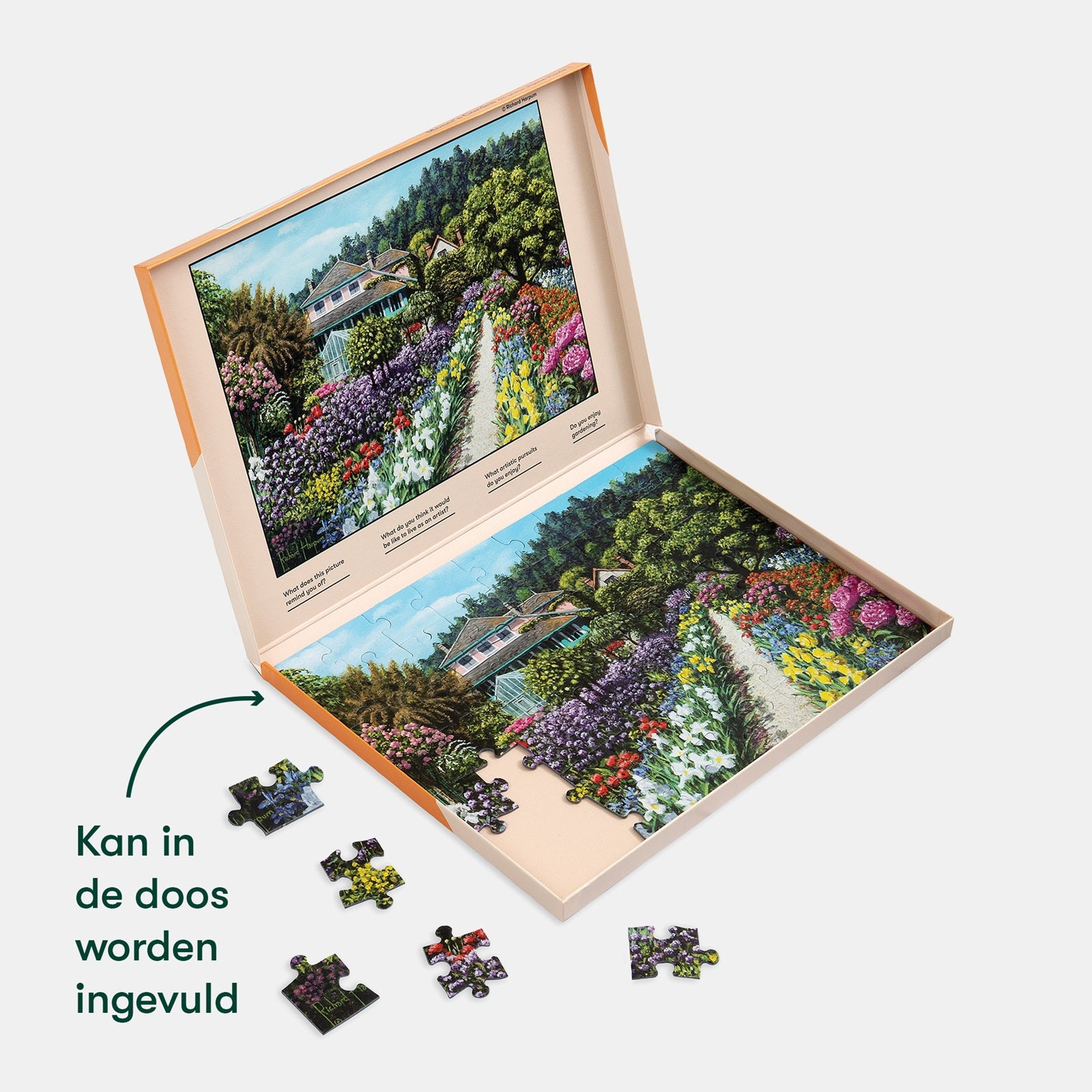 Puzzel - Monet's Garden - 63 stukjes