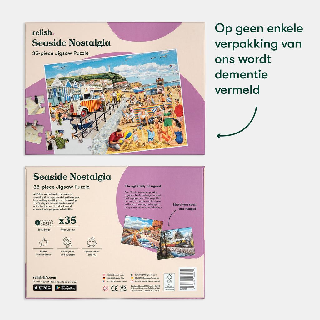 Puzzle - Seaside Nostalgia - 35 Teile