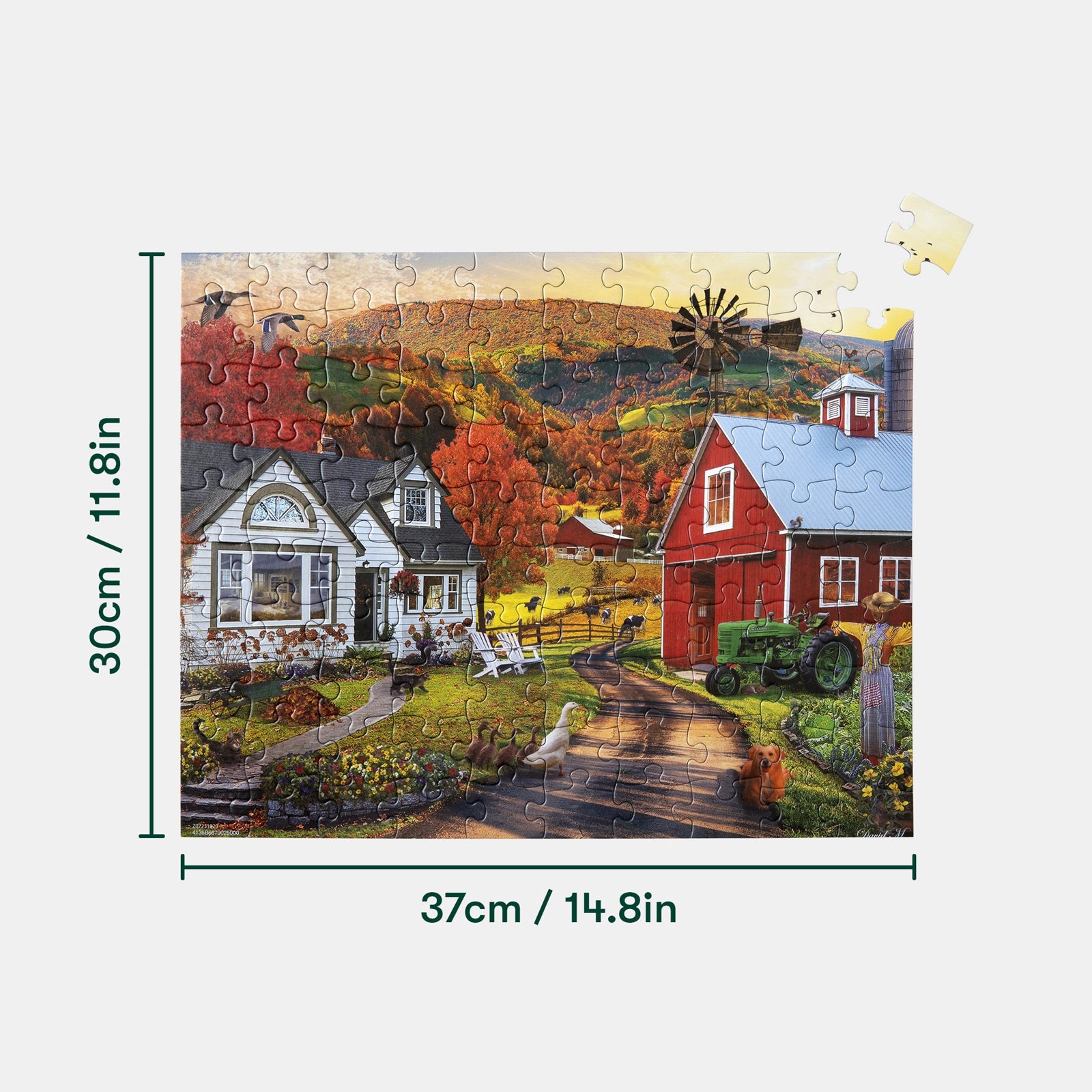 Puzzle - Leben auf dem Bauernhof - 100 Teile