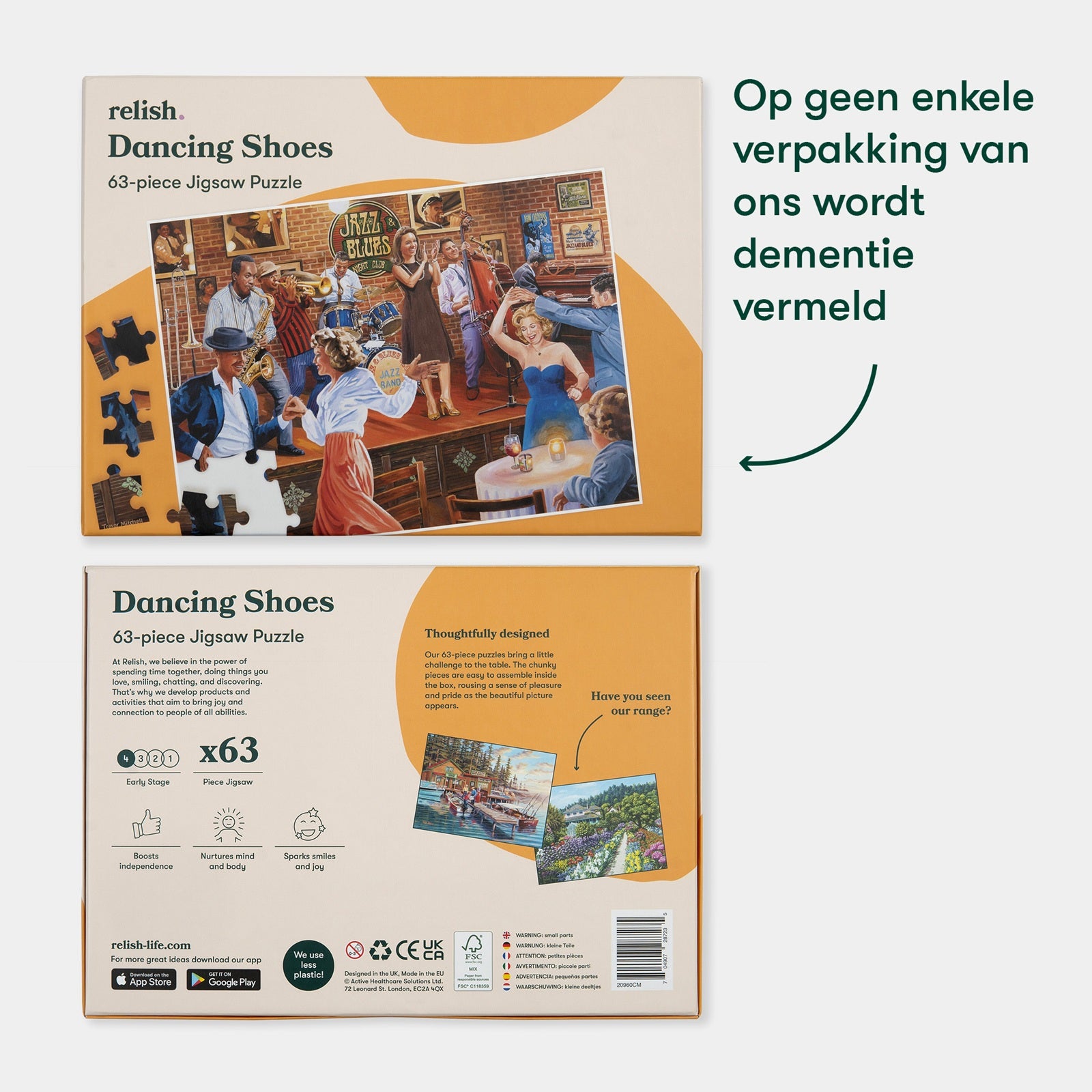 Puzzel - Dancing Shoes - 63 stukjes