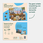 Puzzel - Sunset in Parijs - 100 stukjes