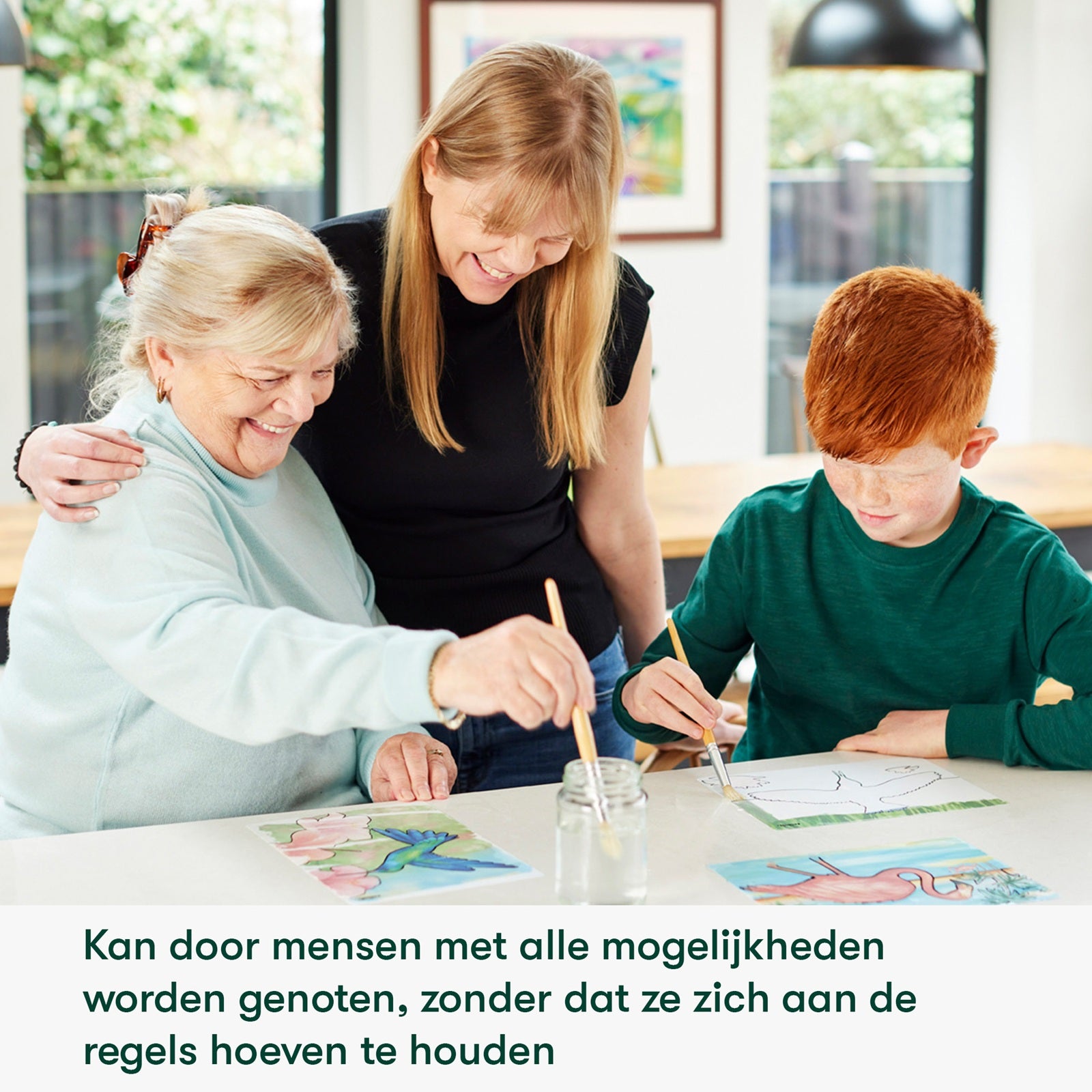 Schilderen met water - Prachtige vogels