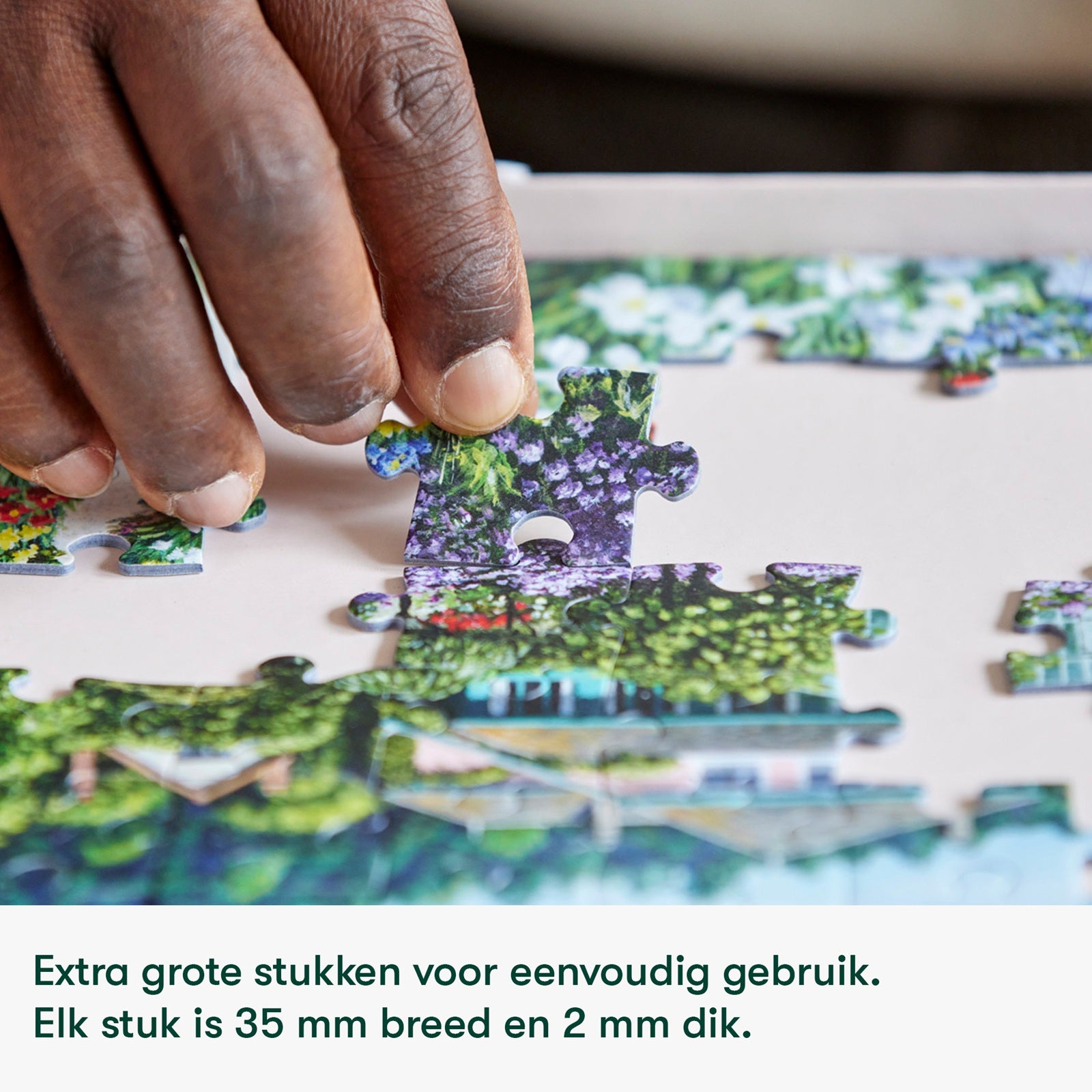 Afbeeelding van het spel Puzzel - Burano Island - 63 stukjes, speciaal geselecteerd  voor ouderen met dementie.