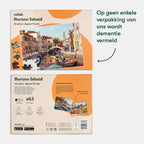Afbeeelding van het spel Puzzel - Burano Island - 63 stukjes, speciaal geselecteerd  voor ouderen met dementie.
