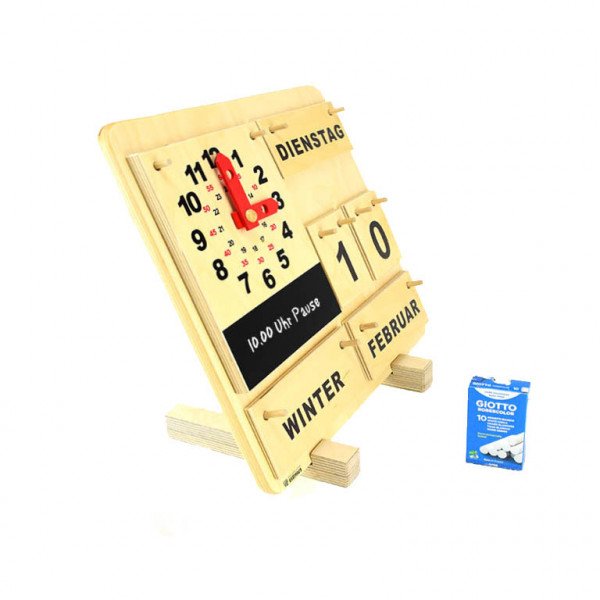 Aktionsuhr und Kalender