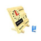 Aktionsuhr und Kalender