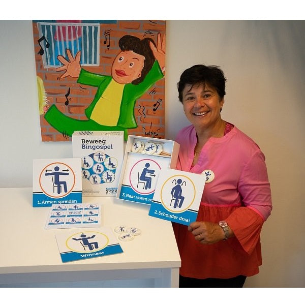 Beweeg Bingospel - het spel om te bewegen