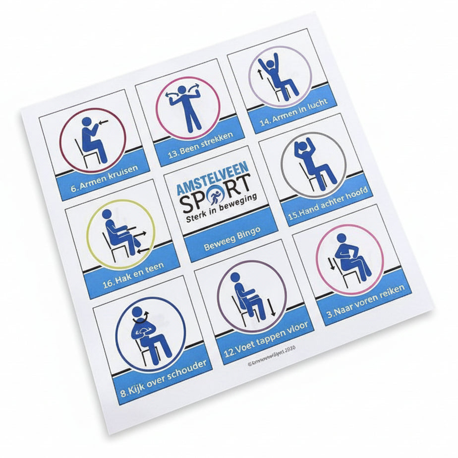 Beweeg Bingokaarten - Navulling