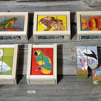 Kubus Puzzel Dieren III (6-delig)