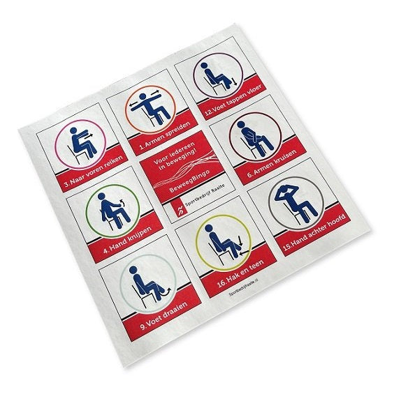 BeweegBingo Sportbedrijf Raalte - Kaarten - Navulling