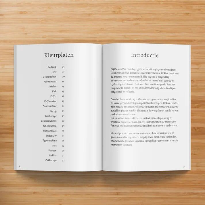 Kleurboek Jaren 30 & 40 – Nostalgisch kleurboek dat ontspanning en herinneringen stimuleert voor senioren.