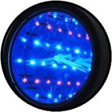 Licht decoratie - oneindige diepte spiegel met klok