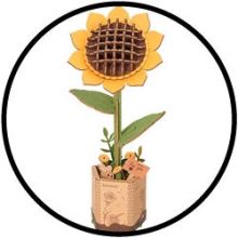 Bouwpakket voor Senioren - 3D Puzzel - Zonnebloem