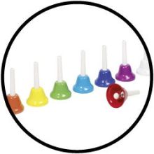 Combi muziekbellen‑Set (8‑toon, C‑Dur)